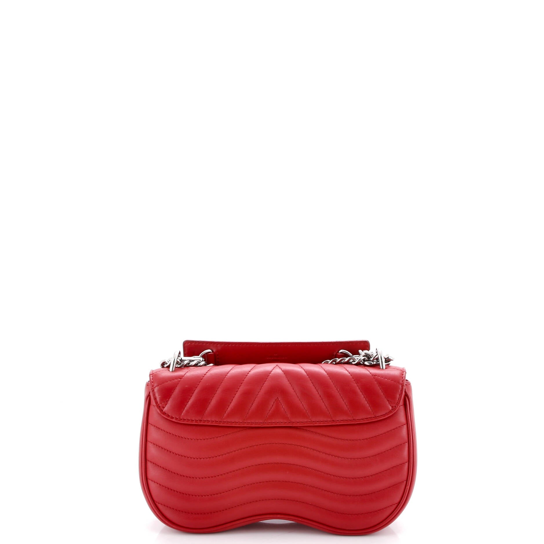 New Wave Chain Bag Quilted Leather MM