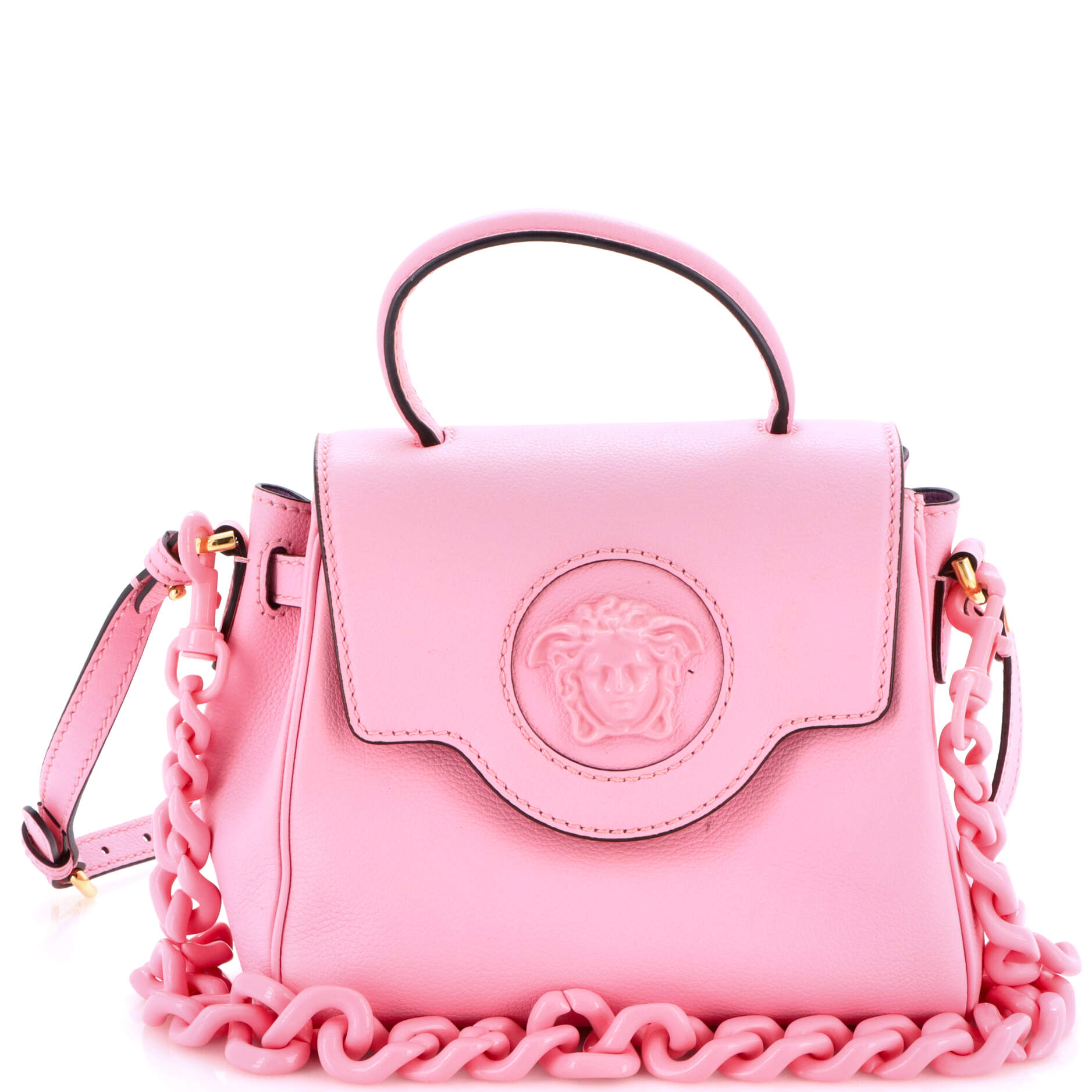 La Medusa Top Handle Bag Leather Small
