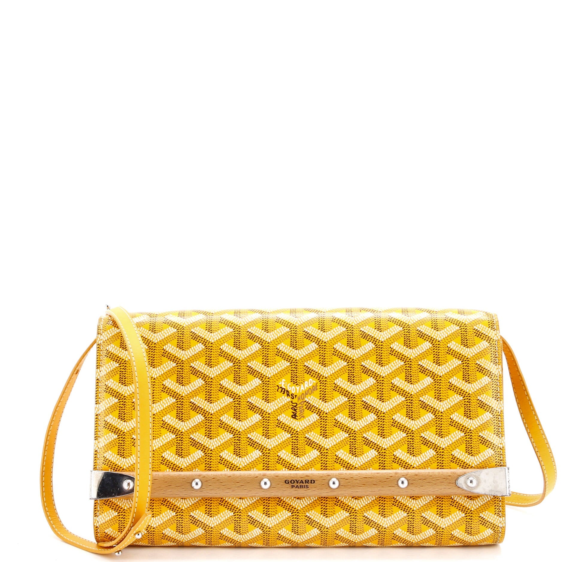 Monte Carlo Clutch with Strap Coated Canvas PM