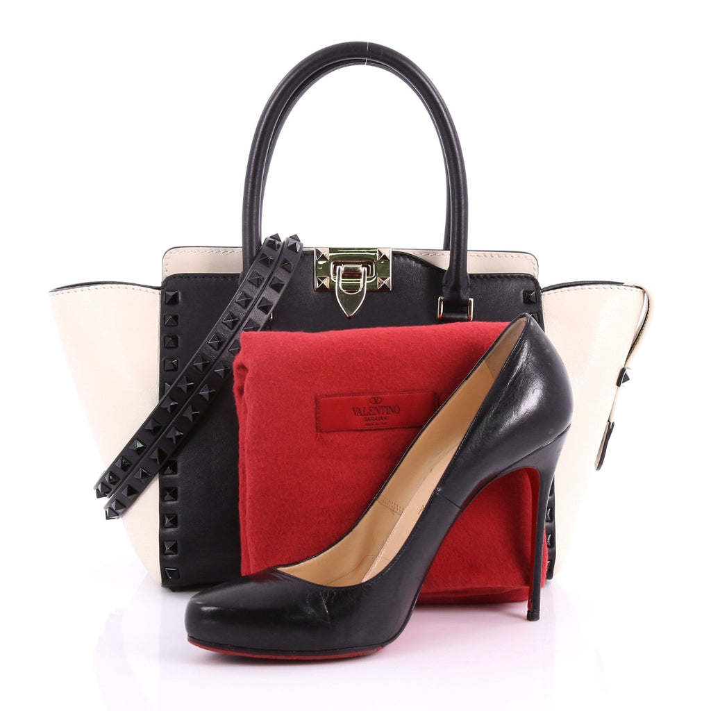 Rockstud Tote Rigid Leather Mini