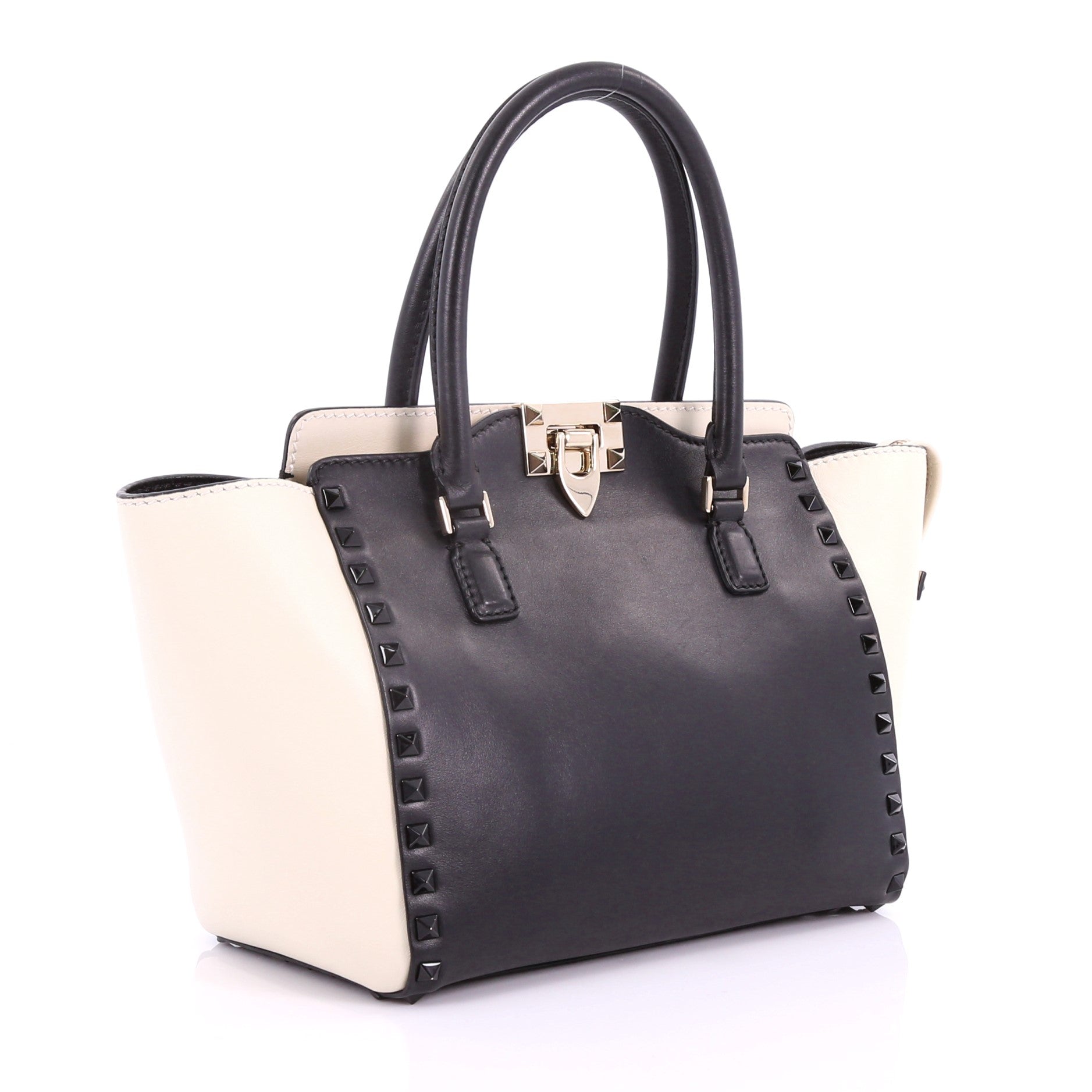 Rockstud Tote Rigid Leather Mini