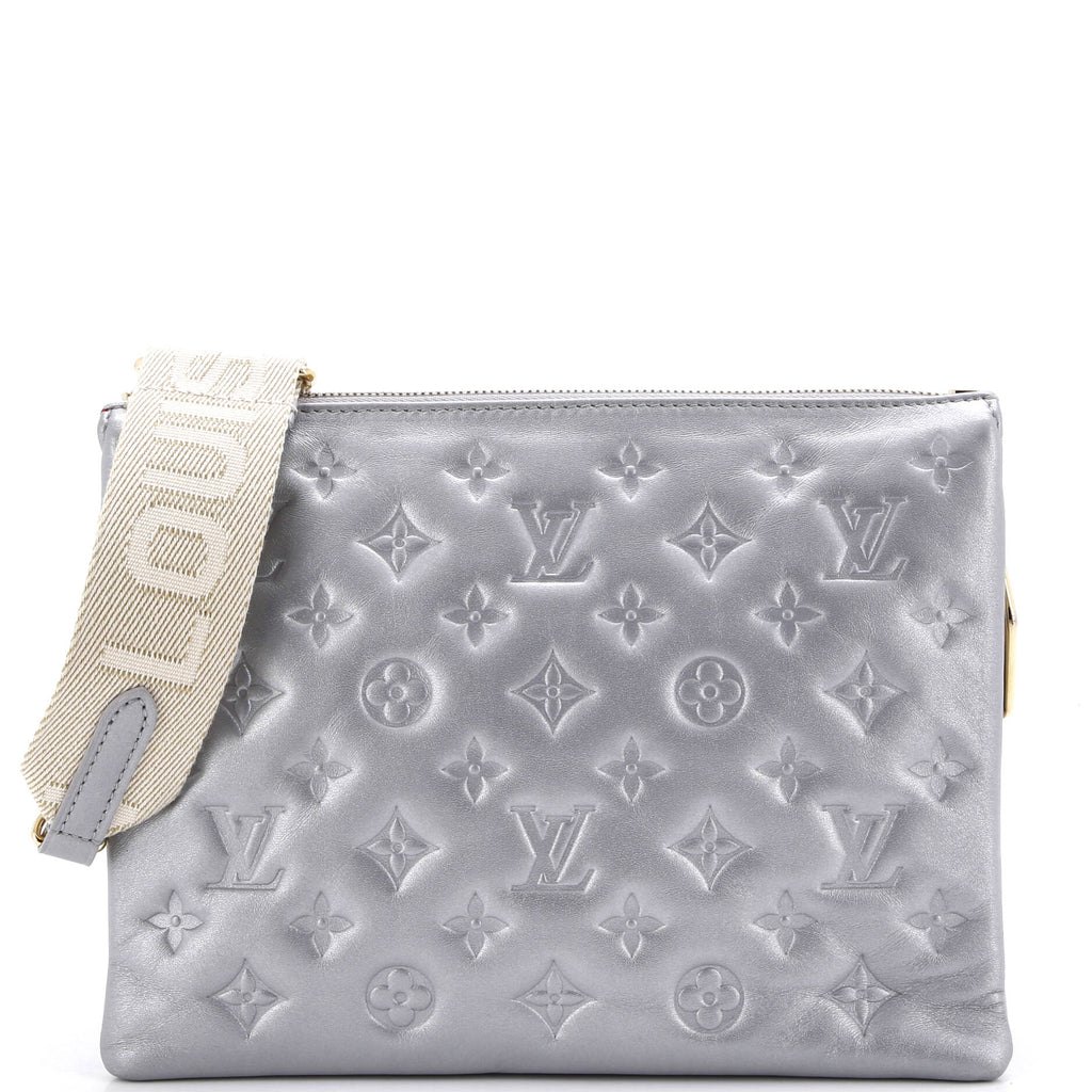 Coussin Bag Monogram Embossed Lambskin PM
