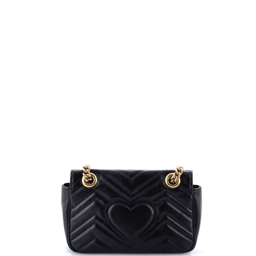 GG Marmont Flap Bag Matelasse Leather Mini