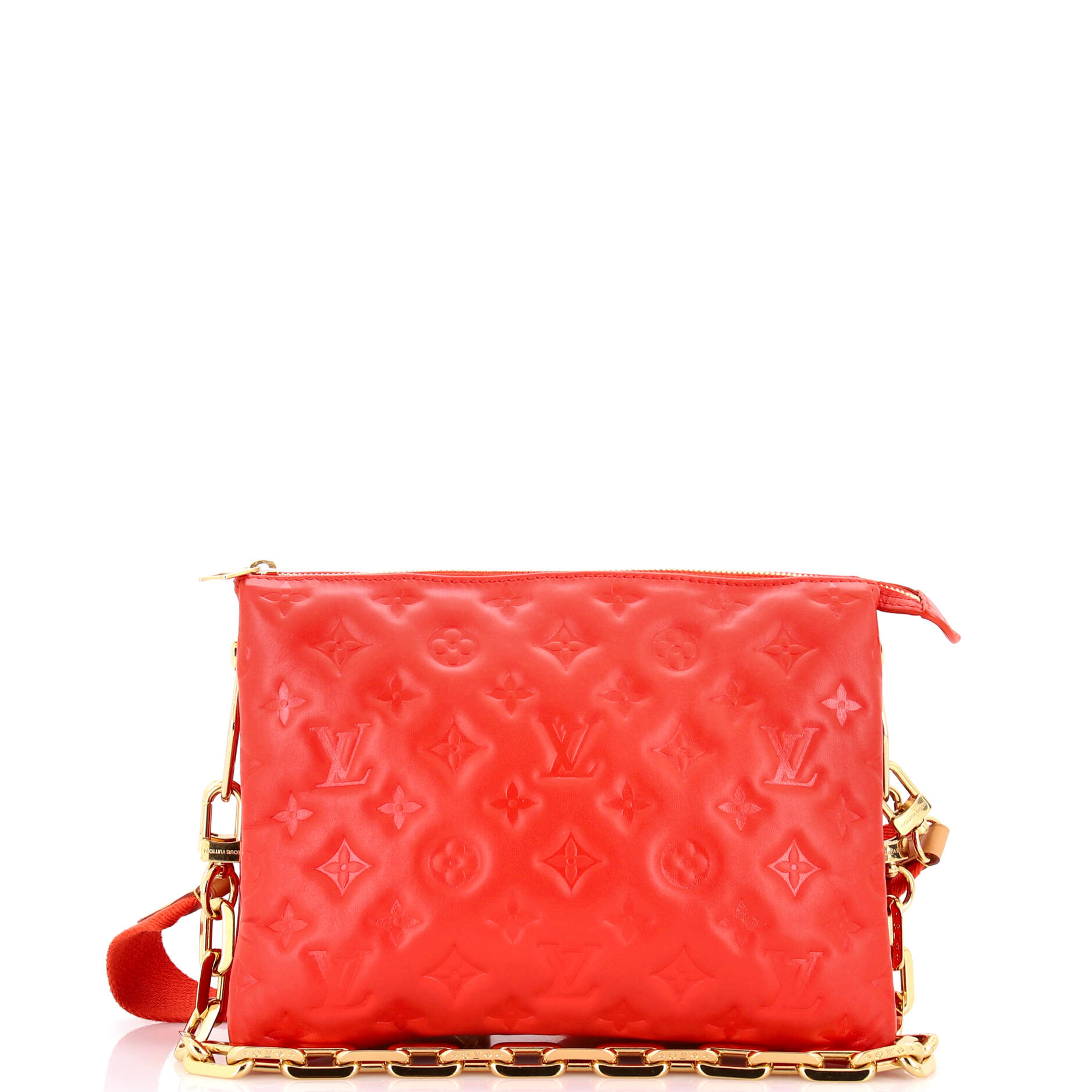 Coussin Bag Monogram Embossed Lambskin PM