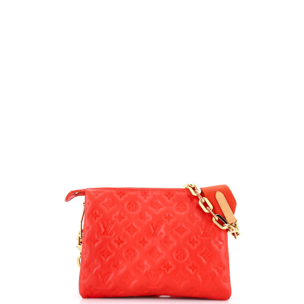 Coussin Bag Monogram Embossed Lambskin PM