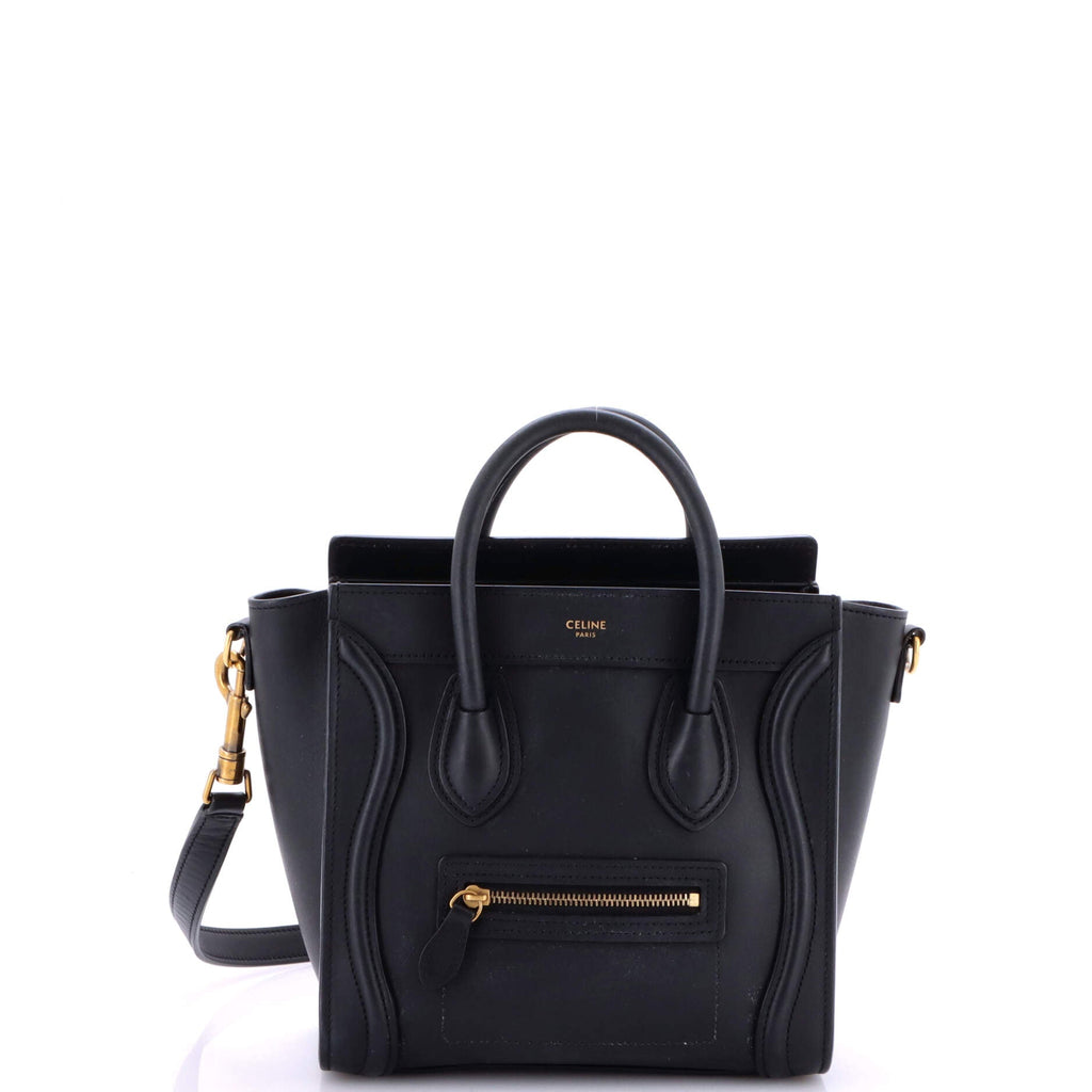 Luggage Bag Smooth Leather Nano