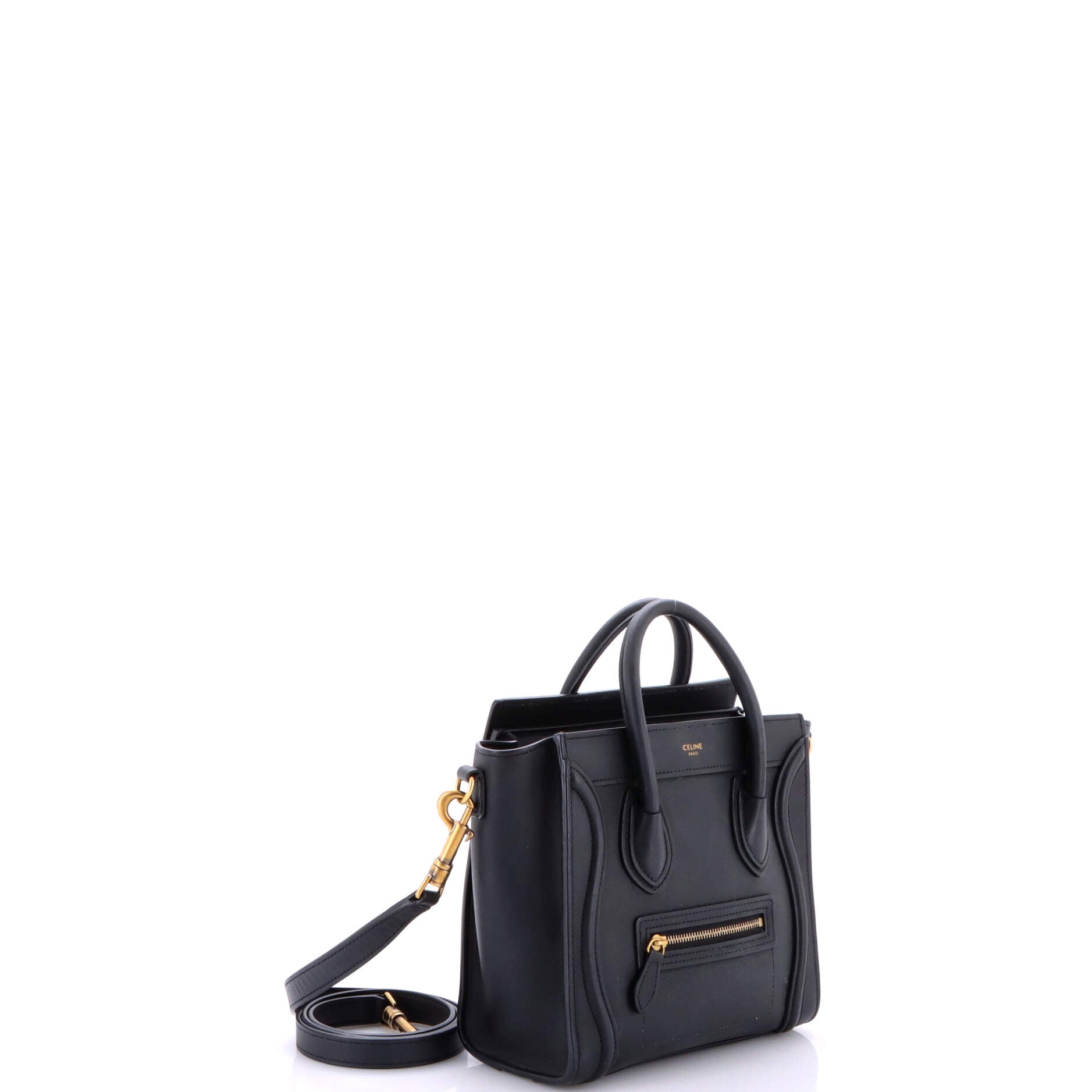 Luggage Bag Smooth Leather Nano