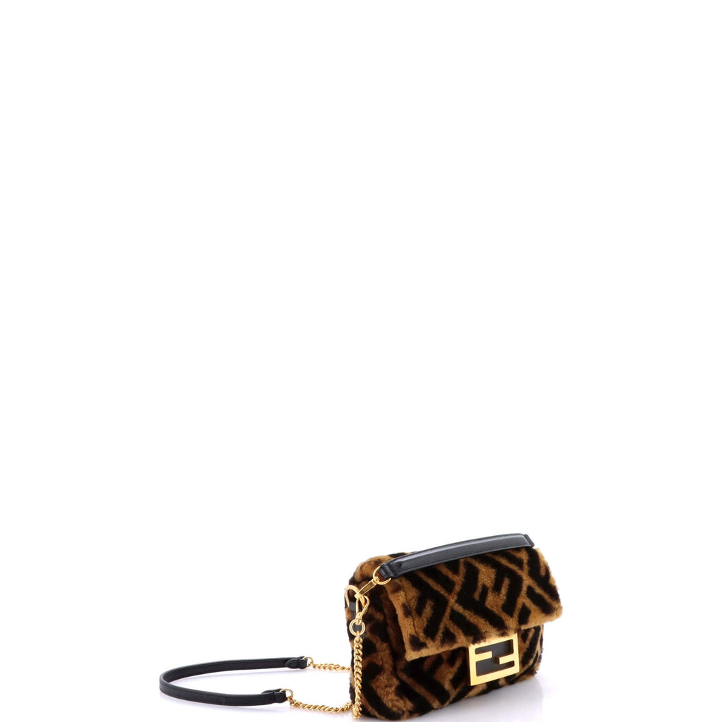 Baguette NM Bag Zucca Shearling Mini