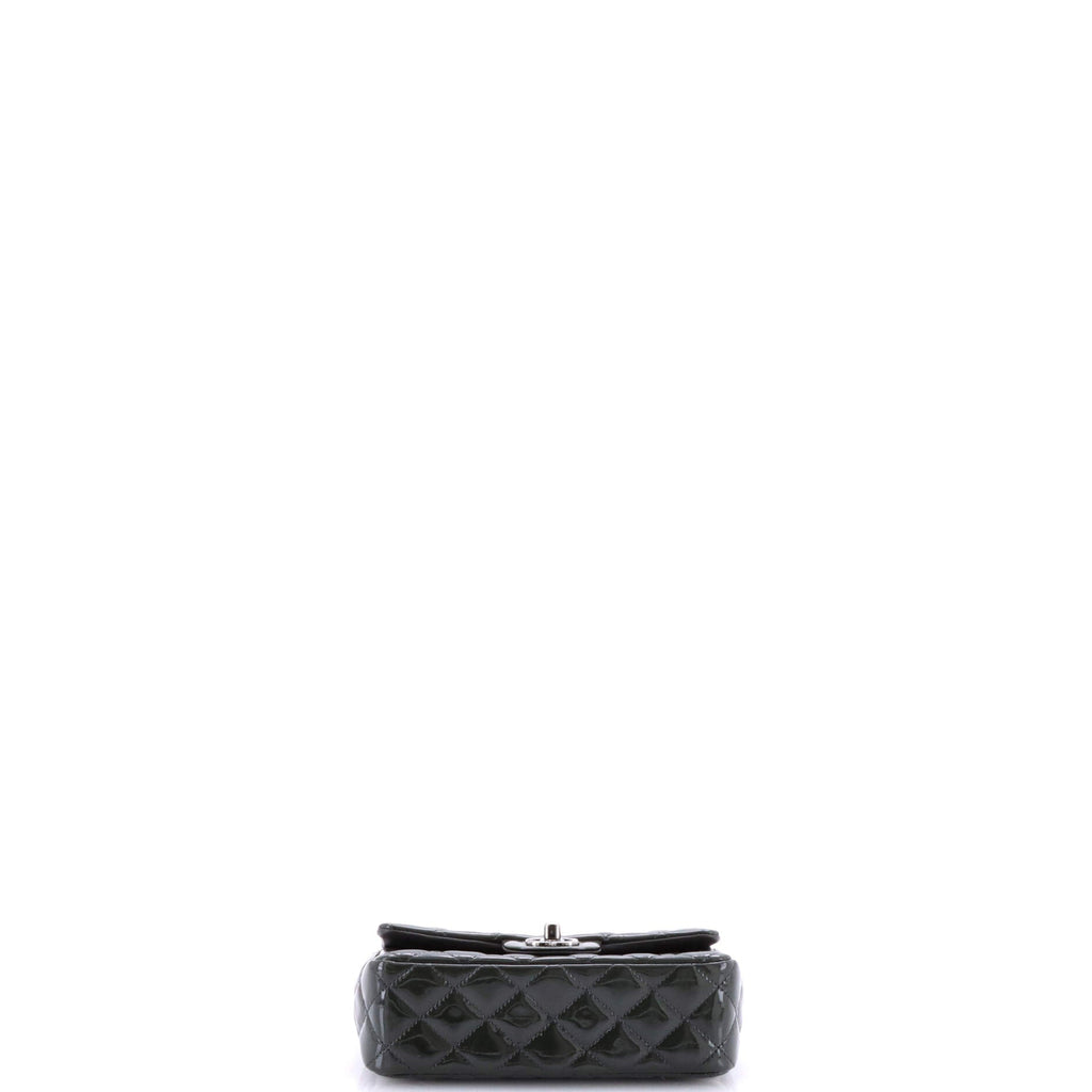 Classic Single Flap Bag Quilted Patent Mini