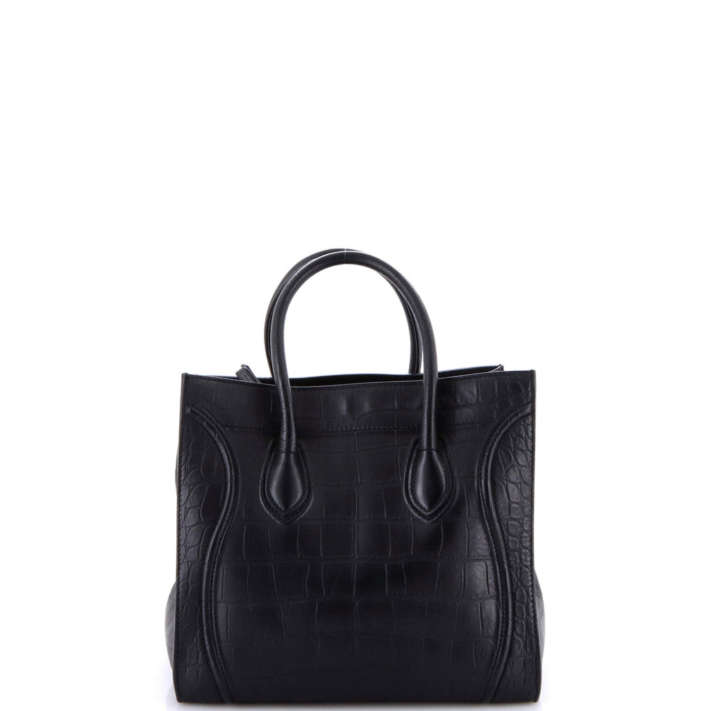 Phantom Bag Crocodile Embossed Leather Medium