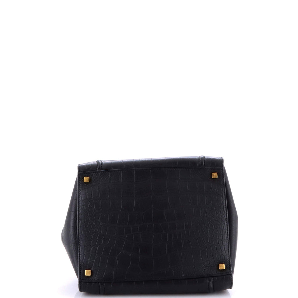 Phantom Bag Crocodile Embossed Leather Medium