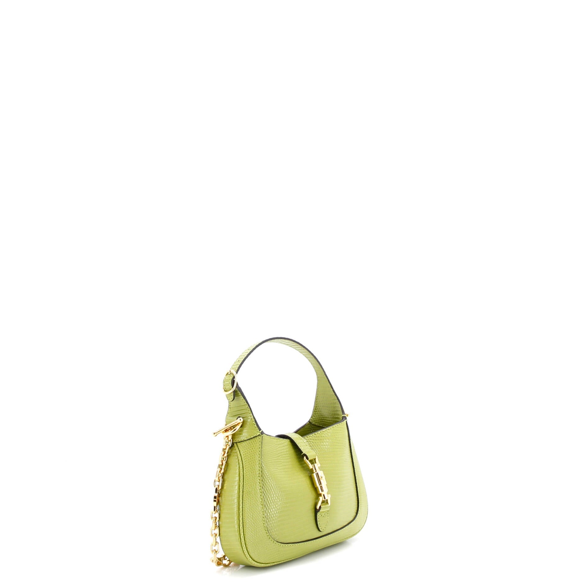Jackie 1961 Chain Hobo Metallic Lizard Mini