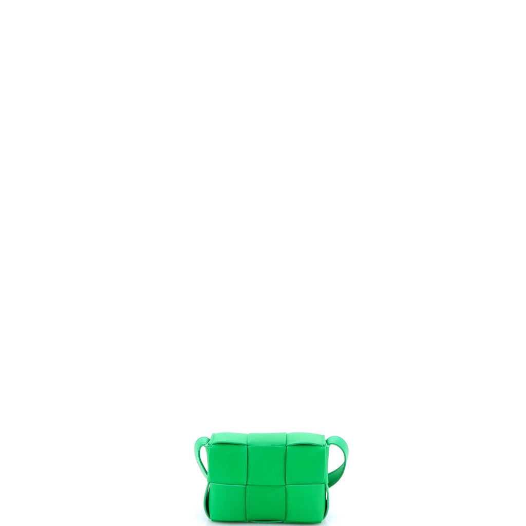 Cassette Crossbody Bag Maxi Intrecciato Leather Extra Mini