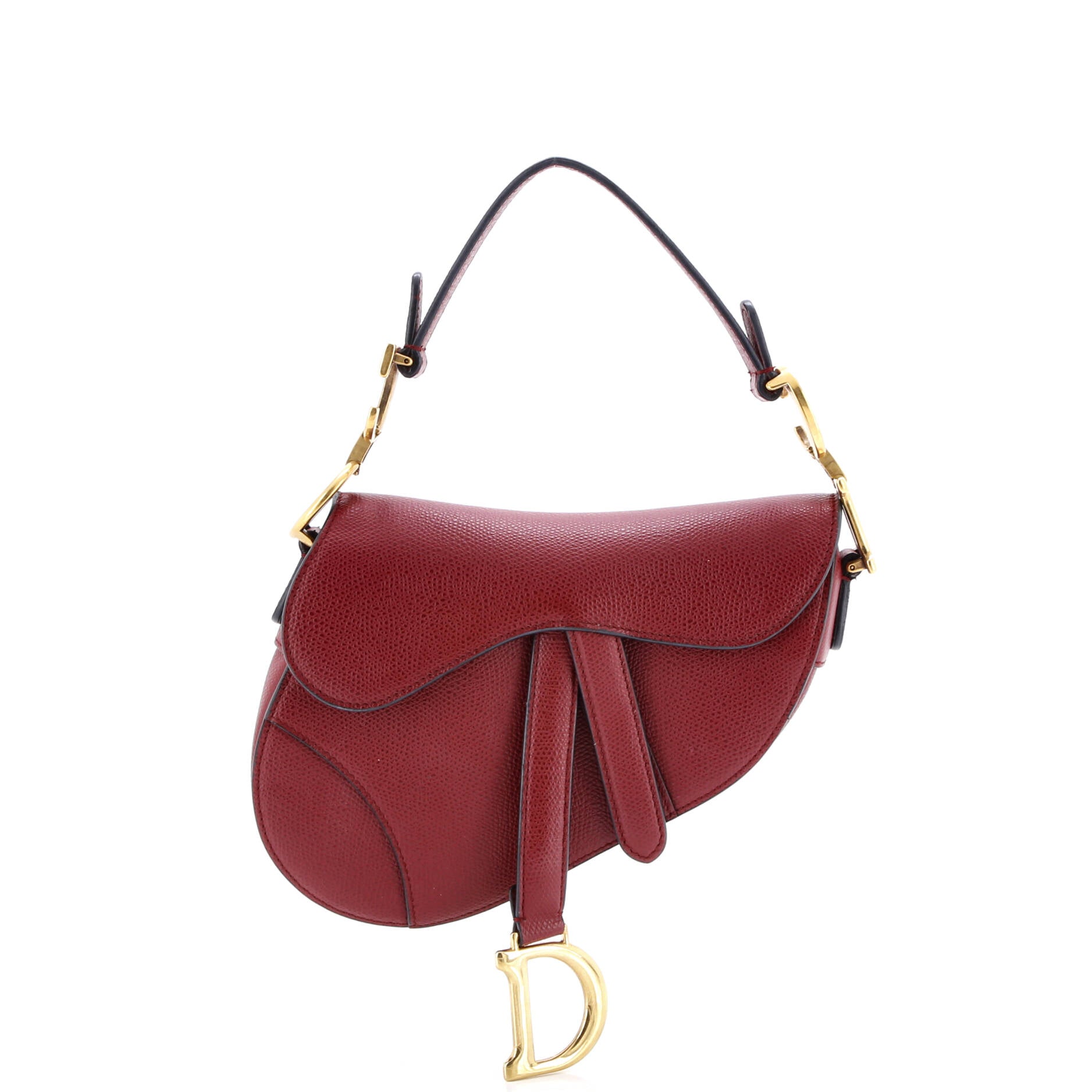 Saddle Handbag Leather Mini