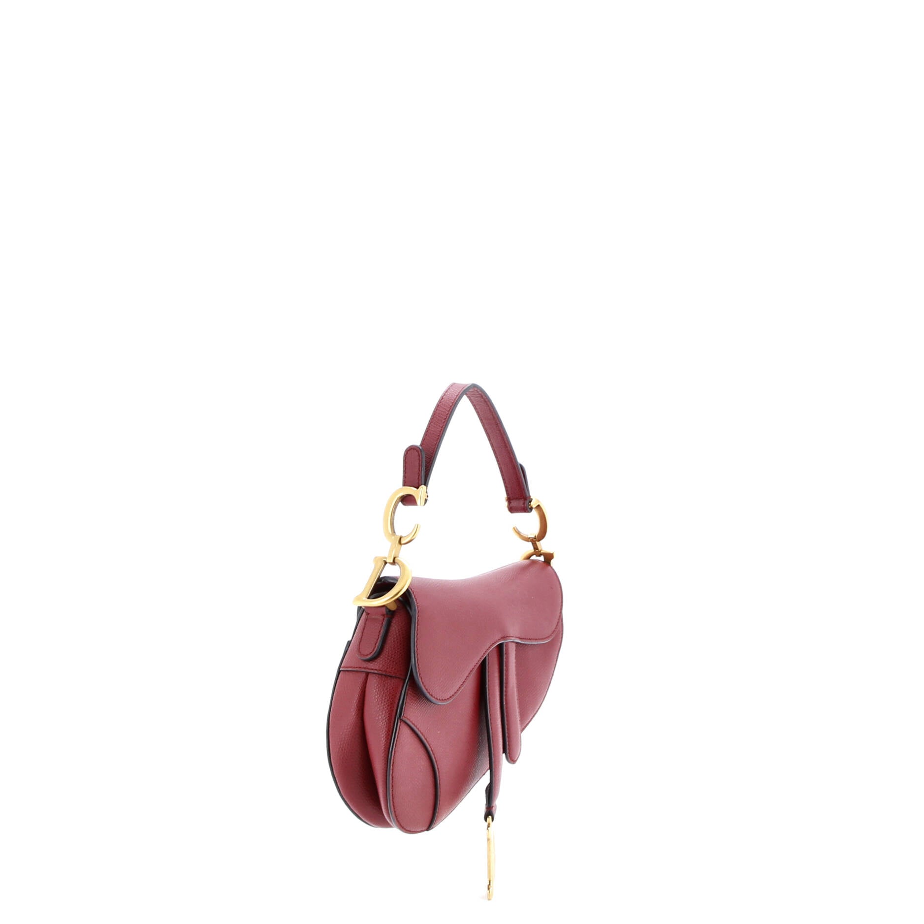 Saddle Handbag Leather Mini
