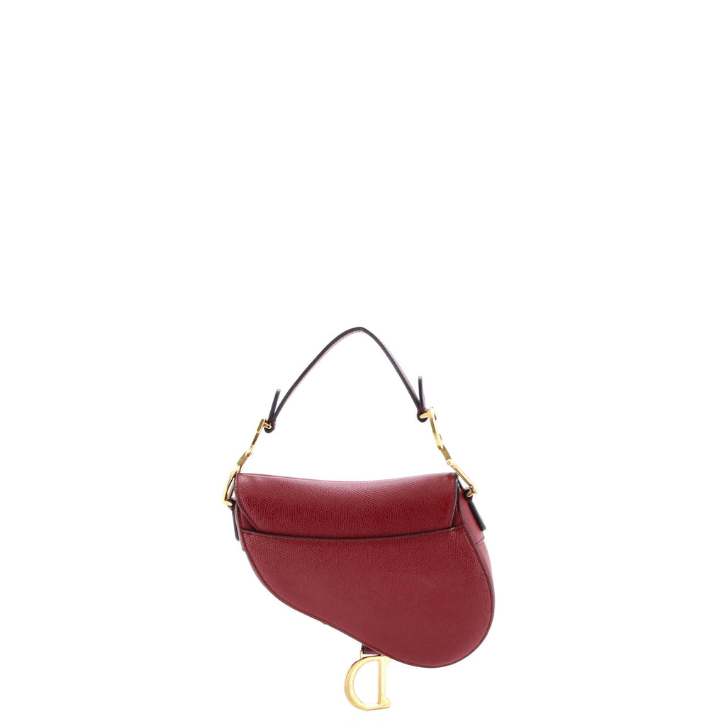 Saddle Handbag Leather Mini