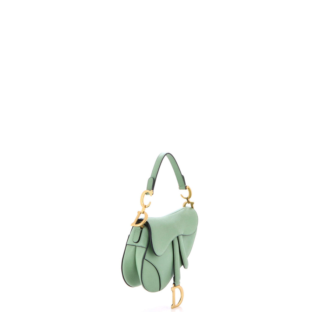 Saddle Handbag Leather Mini