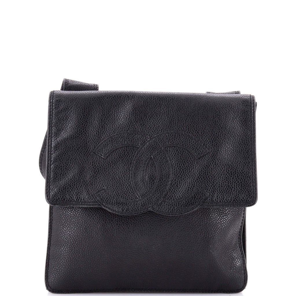 Vintage Timeless CC Flat Crossbody Caviar Mini