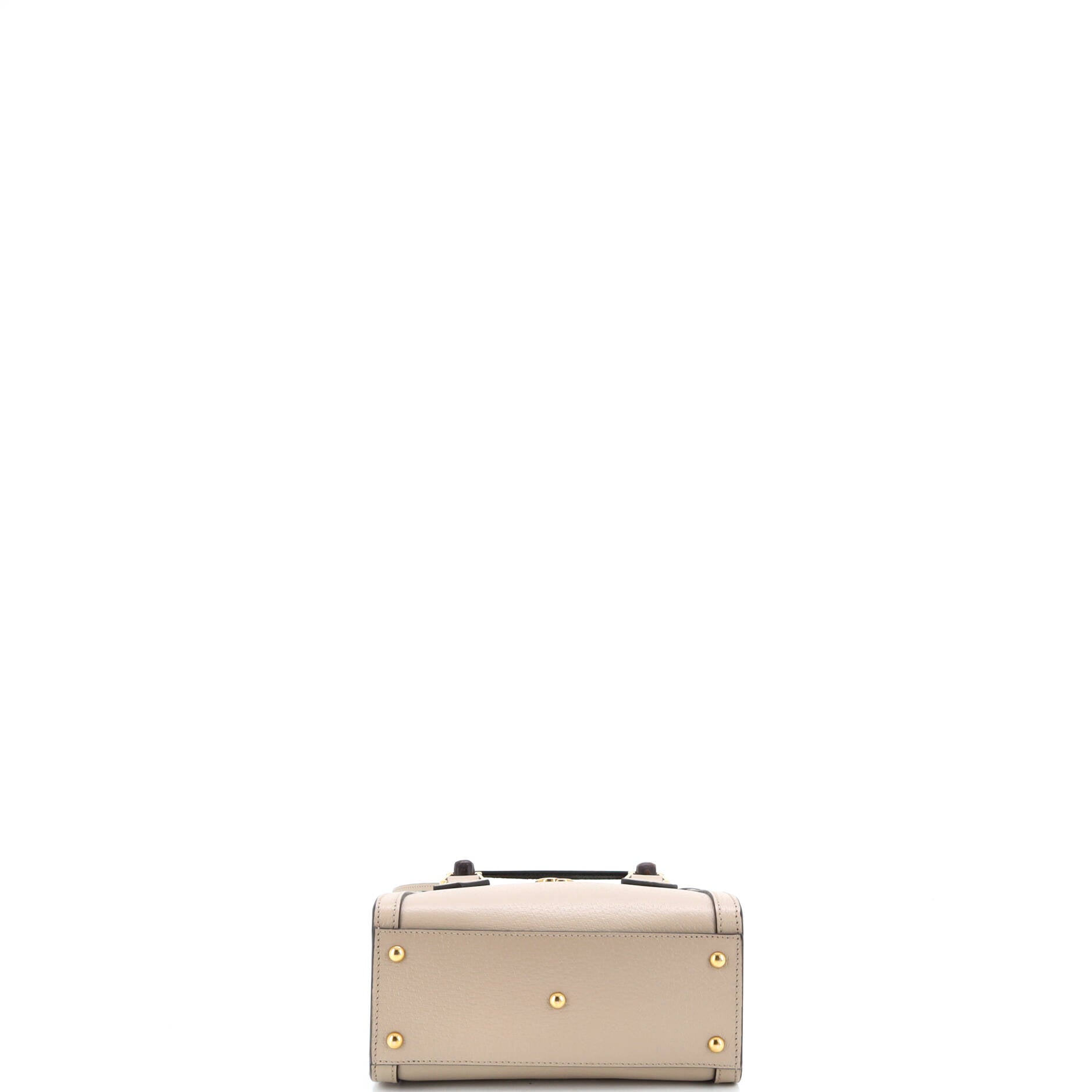 Diana NM Bamboo Handle Tote Leather Mini