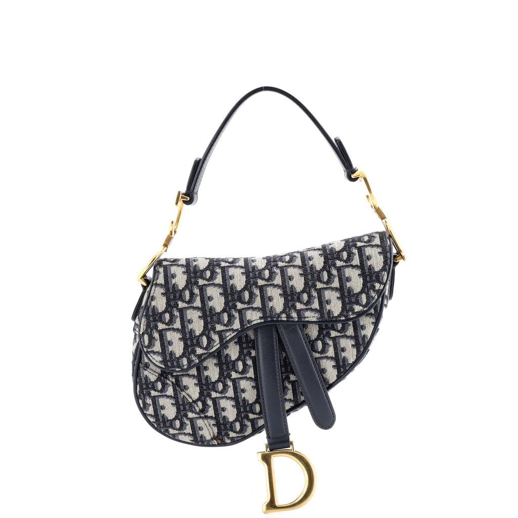 Saddle Handbag Oblique Canvas Mini