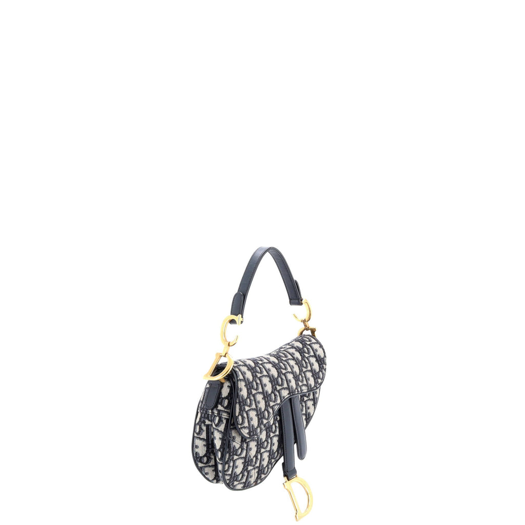 Saddle Handbag Oblique Canvas Mini