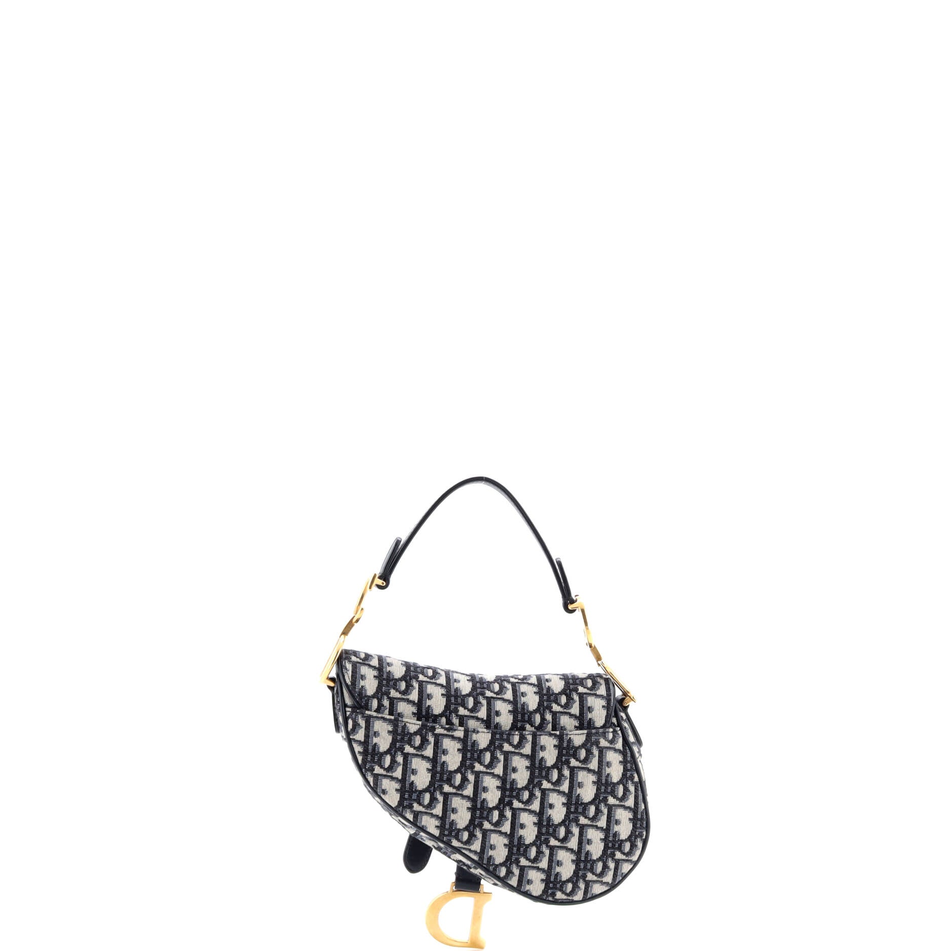 Saddle Handbag Oblique Canvas Mini