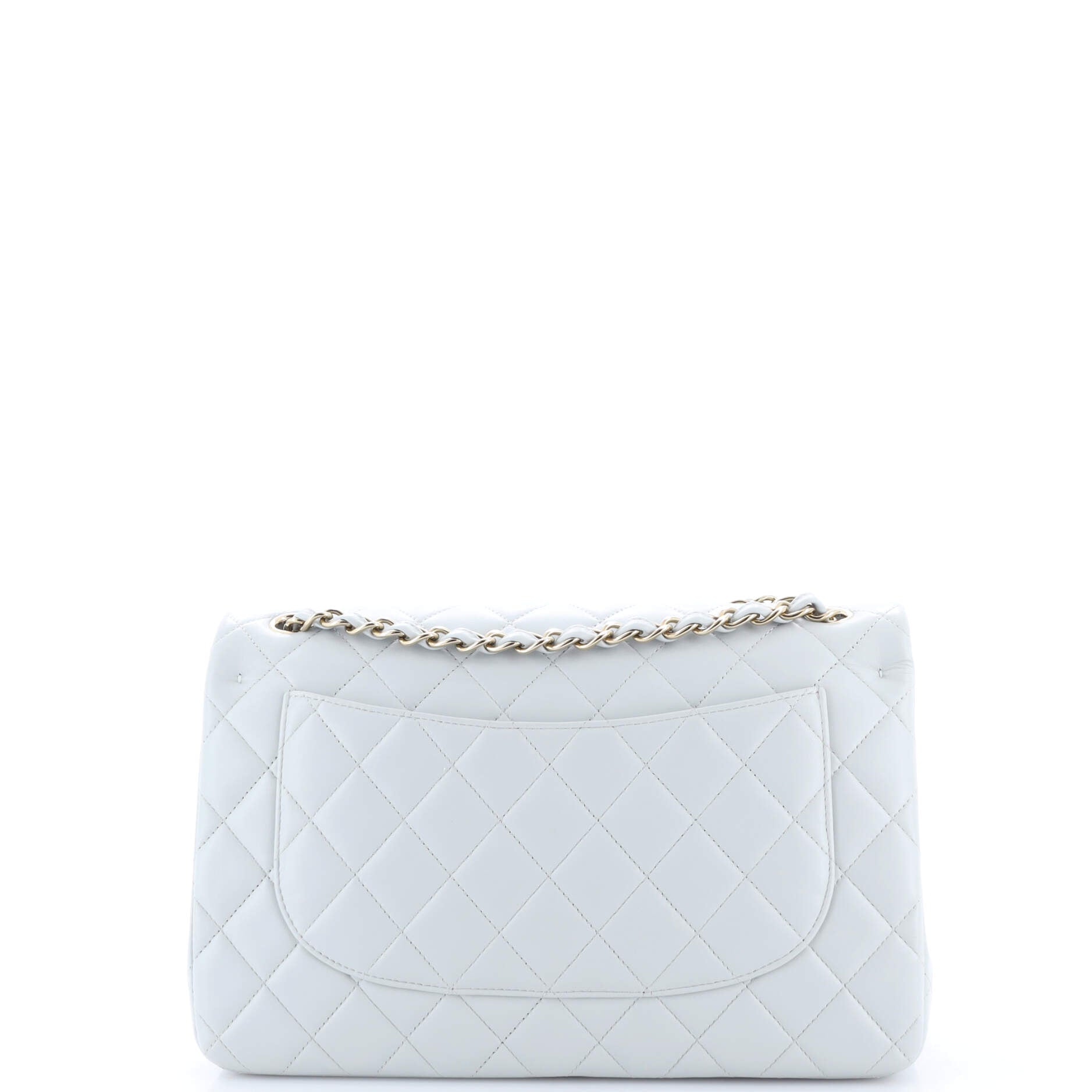 Classic Double Flap Bag Quilted Lambskin Jumbo