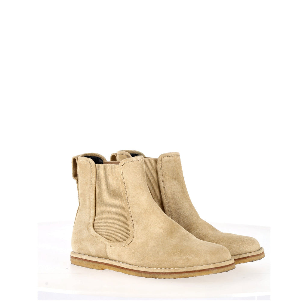 Loewe Chelsea Boots in Beige Suede