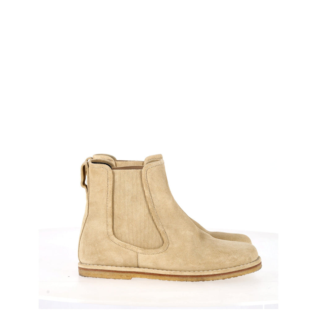 Loewe Chelsea Boots in Beige Suede