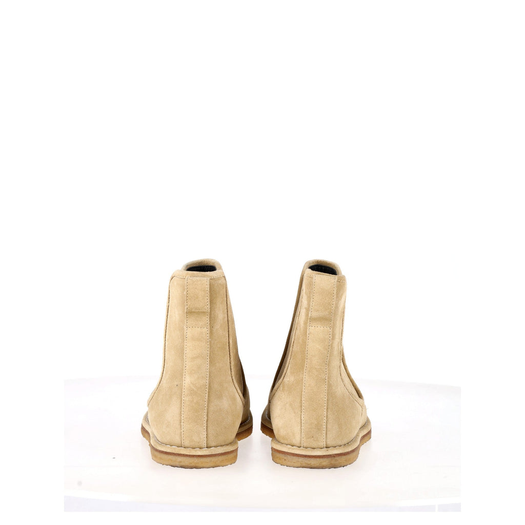 Loewe Chelsea Boots in Beige Suede