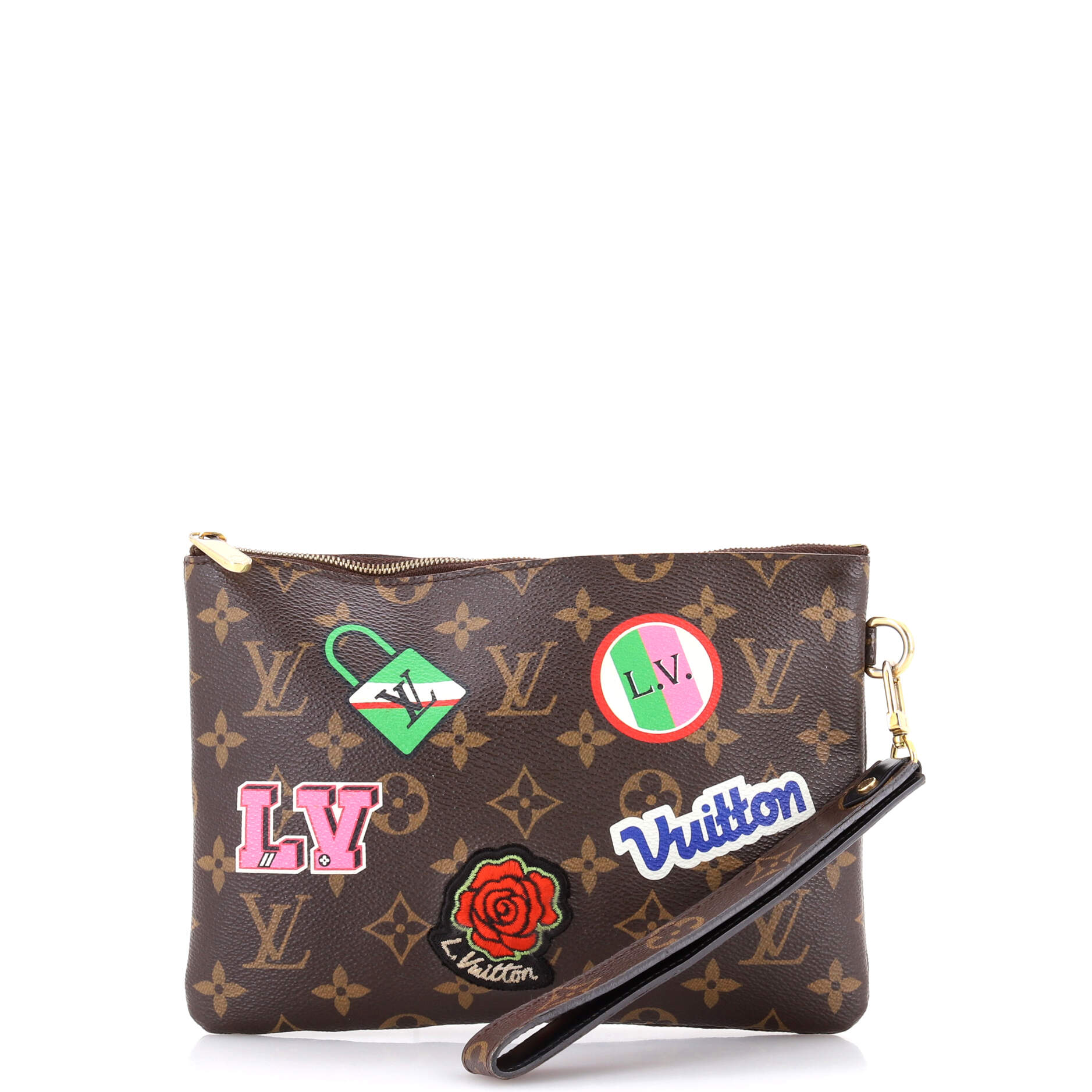 City Pouch Limited Edition Patches Monogram Canvas