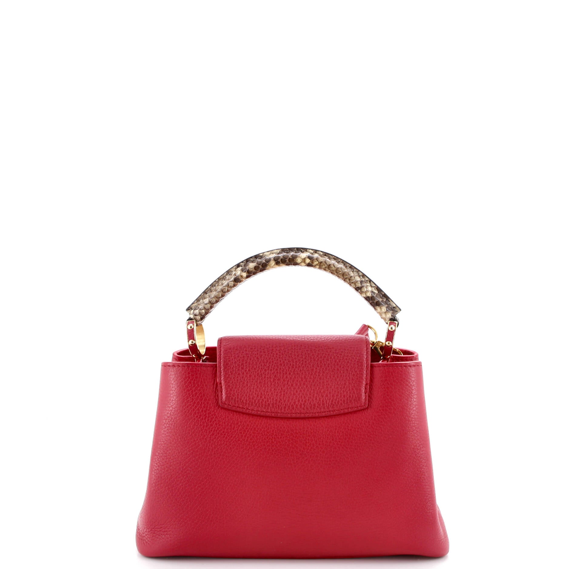 Capucines Bag Leather with Snakeskin BB