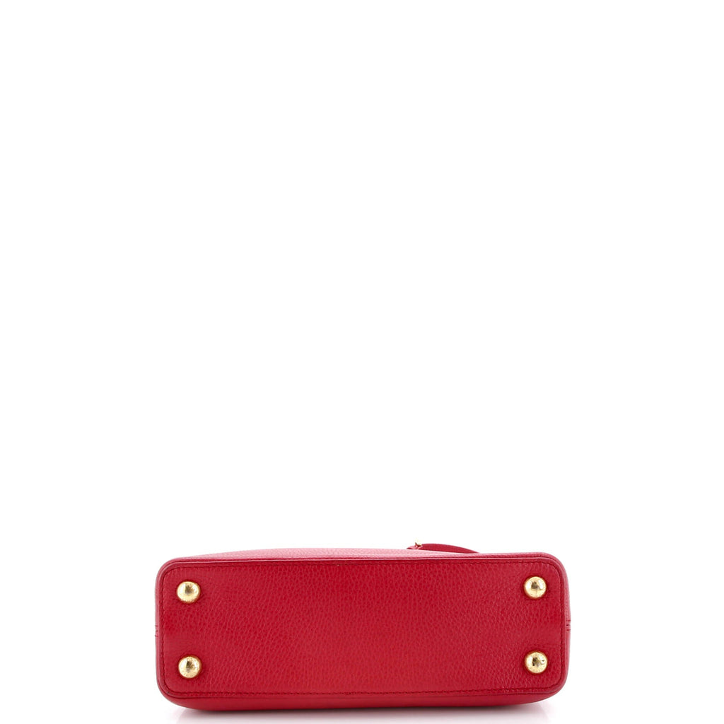 Capucines Bag Leather with Snakeskin BB