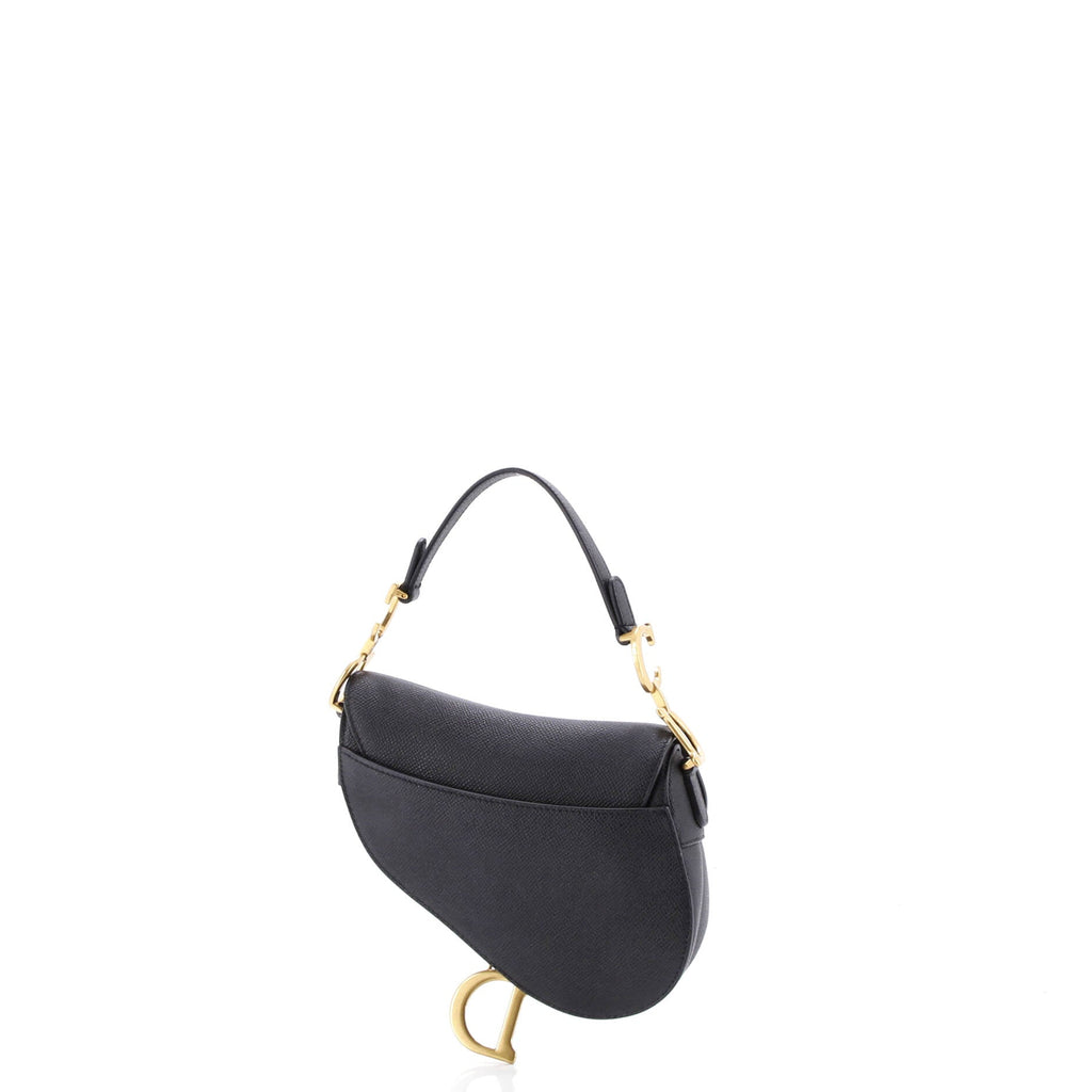 Saddle Handbag Leather Mini
