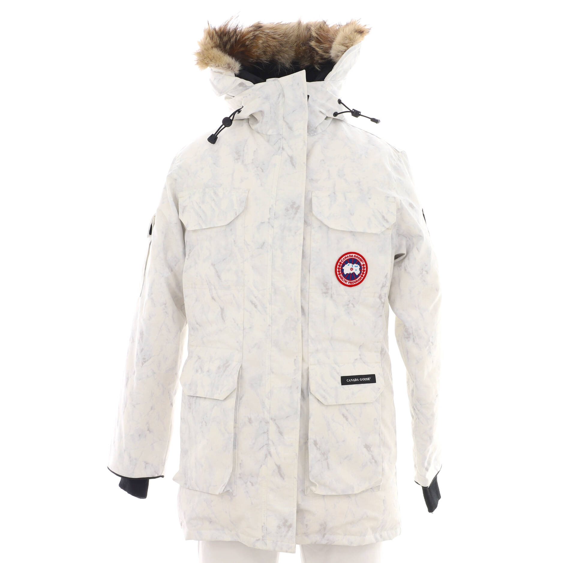 Women's Expedition Parka Polyester Blend with Down and Fur