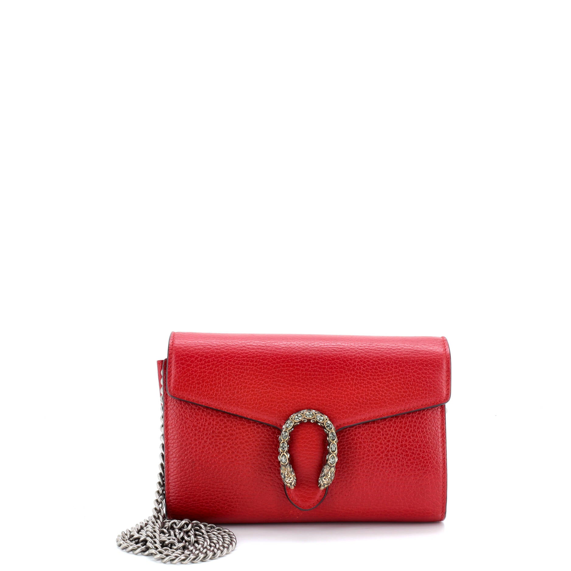 Dionysus Chain Wallet Leather with Embellished Detail Small