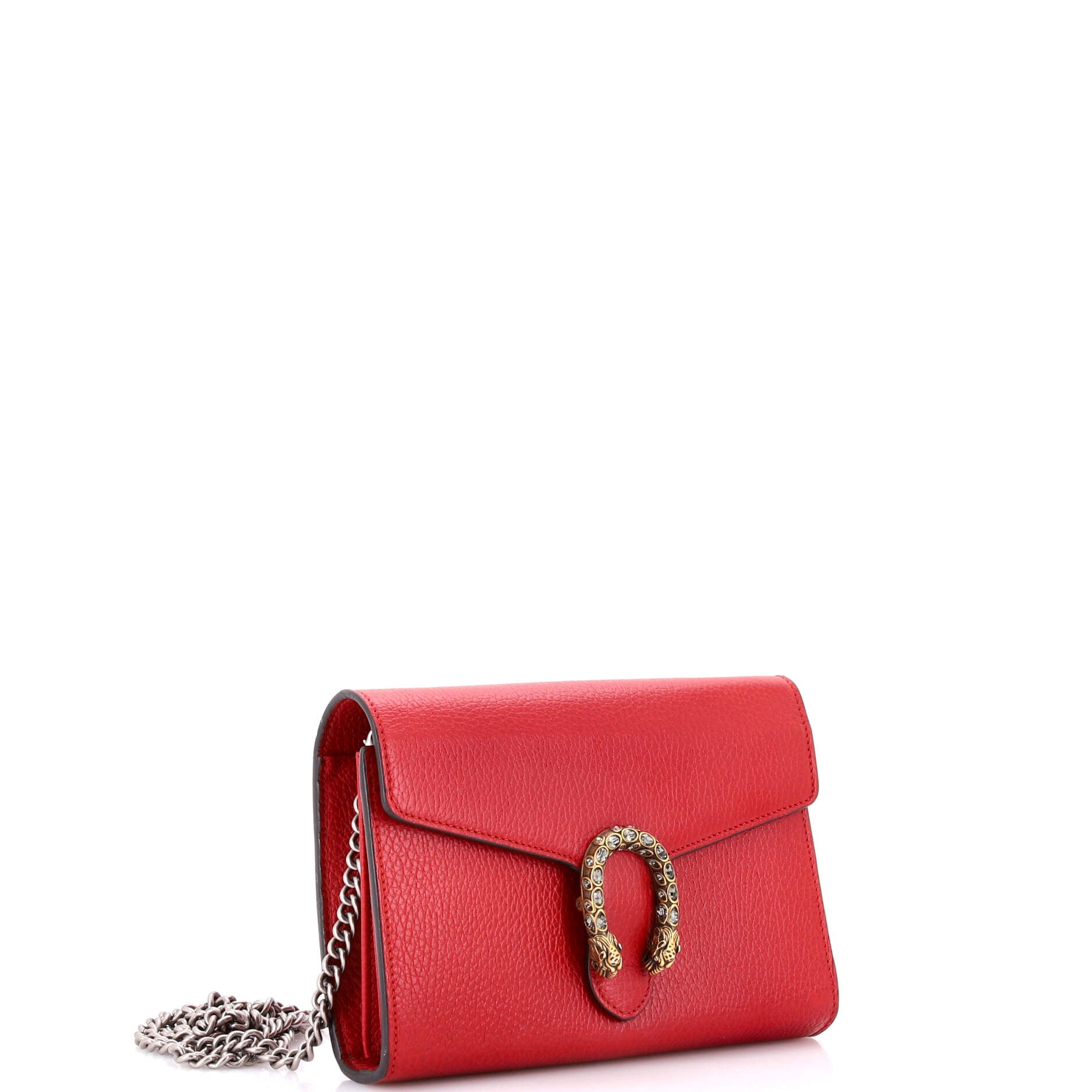 Dionysus Chain Wallet Leather with Embellished Detail Small