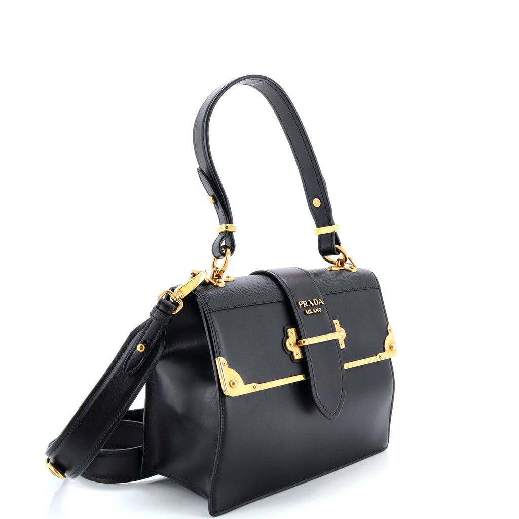 Cahier Convertible Shoulder Bag City Calf and Saffiano Medium