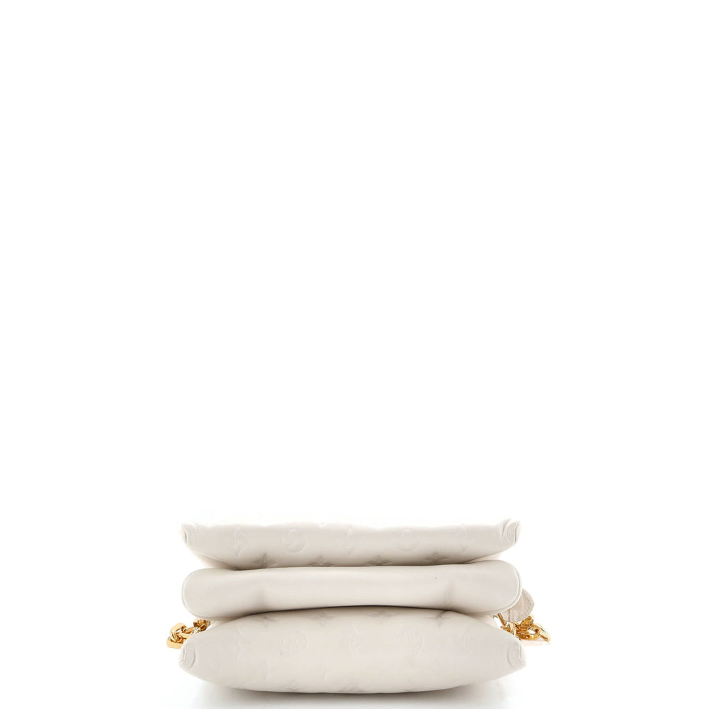 Coussin Bag Monogram Embossed Lambskin PM