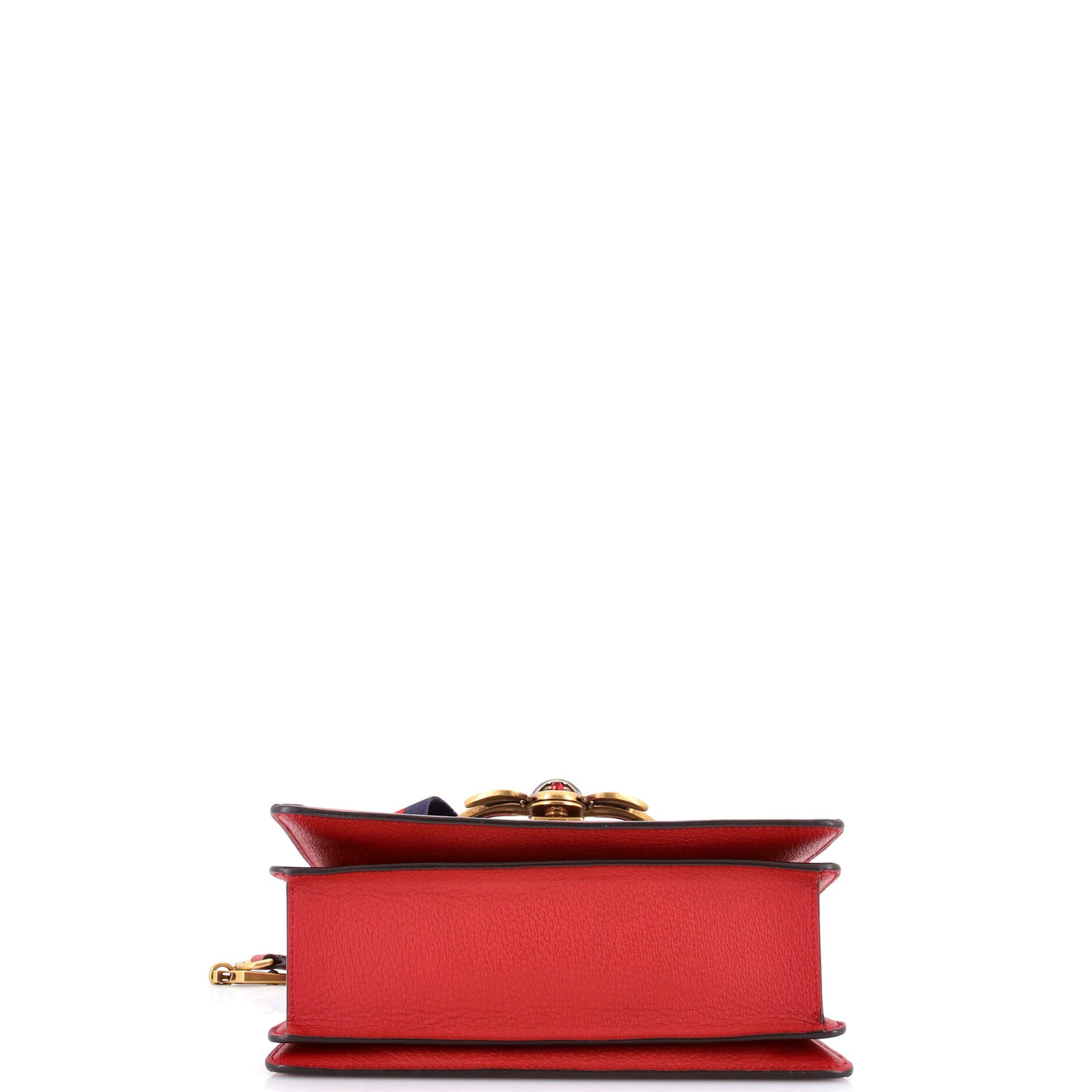 Queen Margaret Top Handle Bag GG Coated Canvas with Leather Small