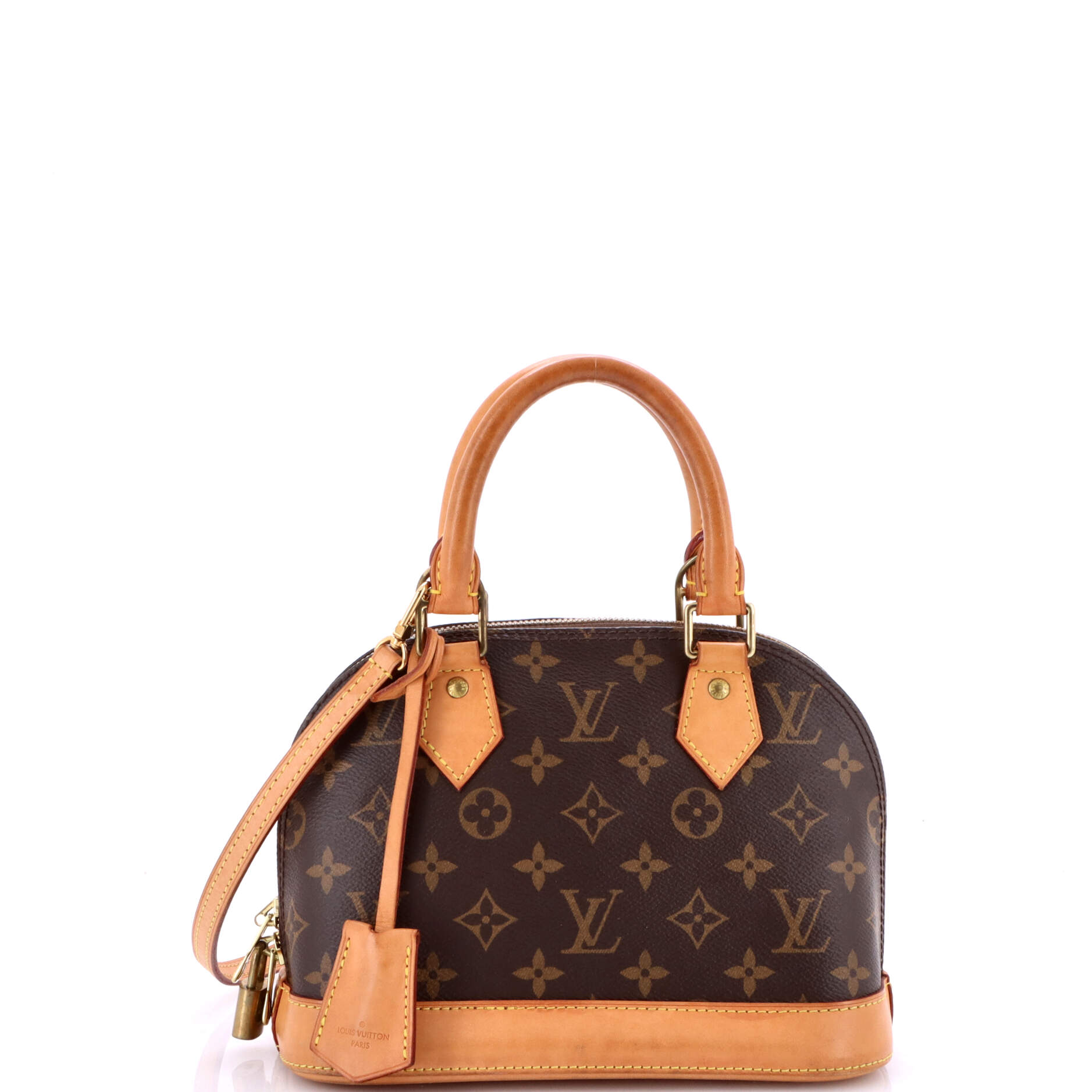 Alma Handbag Monogram Canvas BB
