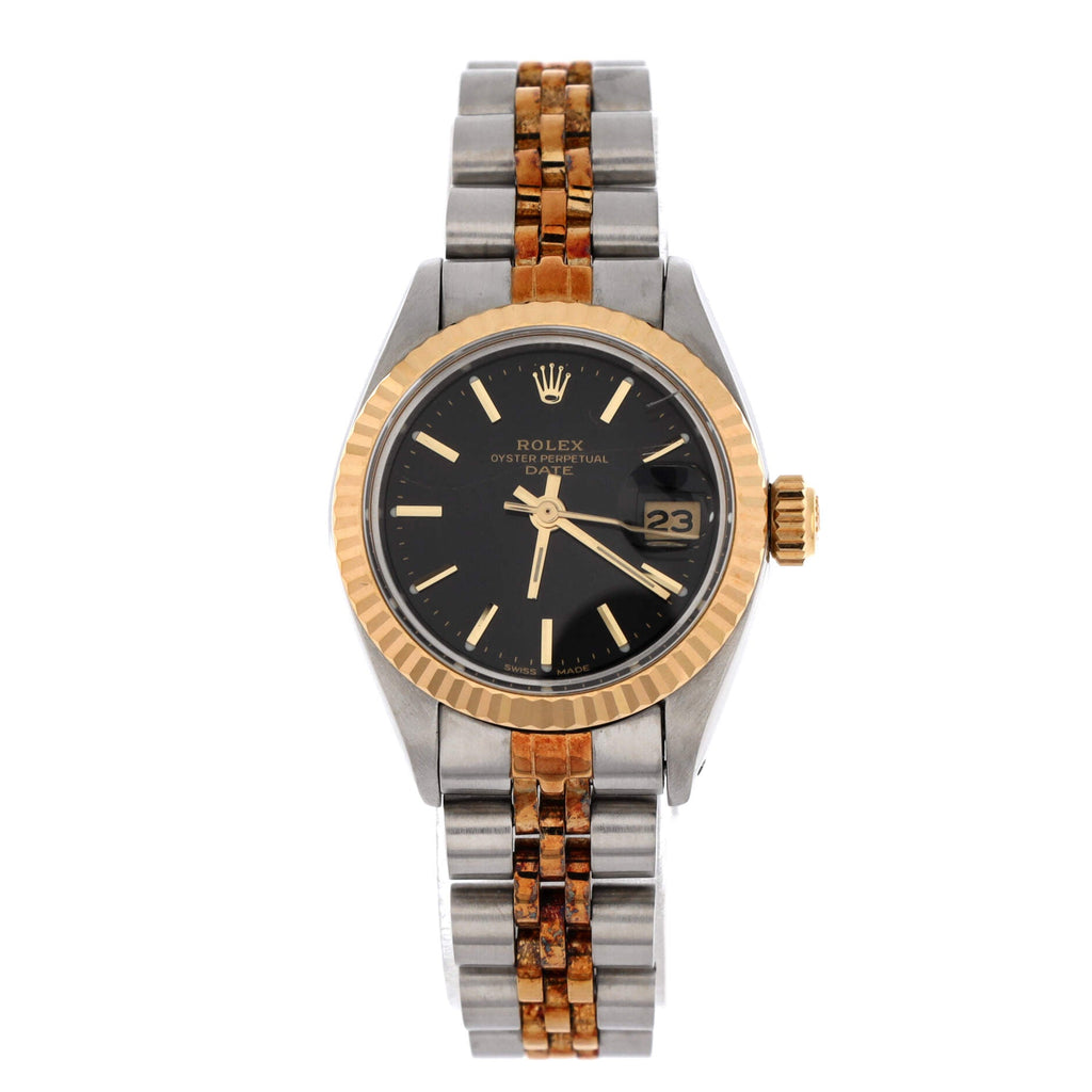 Oyster Perpetual Datejust Automatic Watch Stainless Steel and Yellow Gold 26