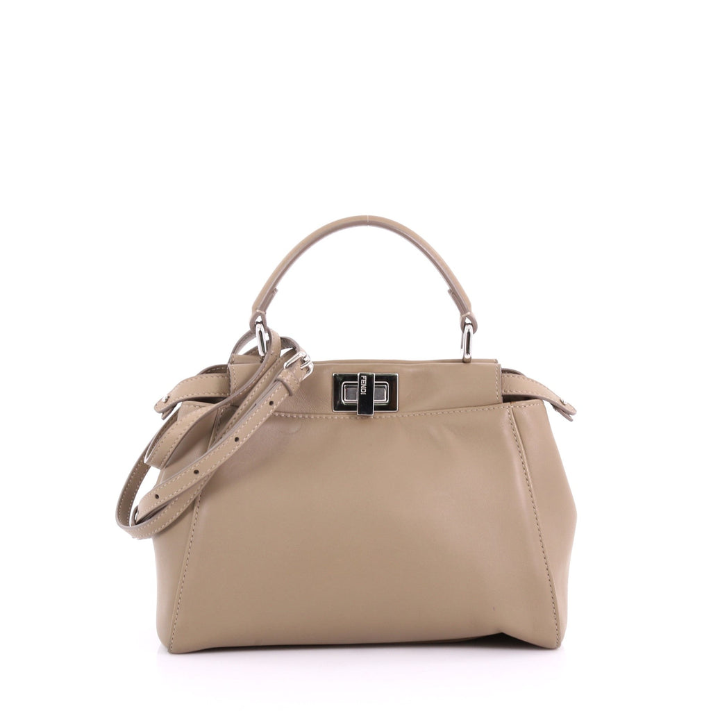 Peekaboo Handbag Leather Mini