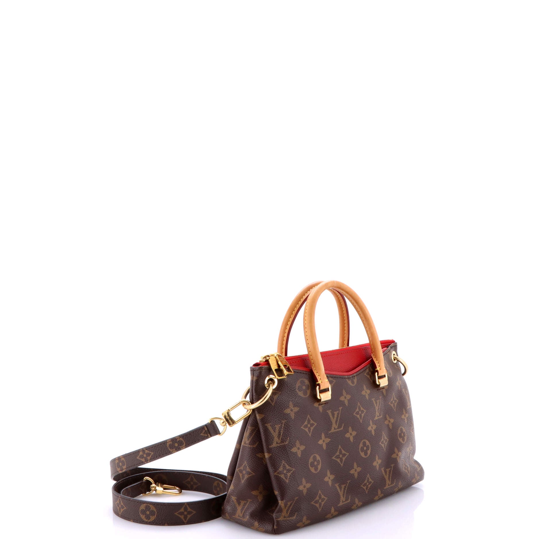 Pallas Tote Monogram Canvas with Leather BB