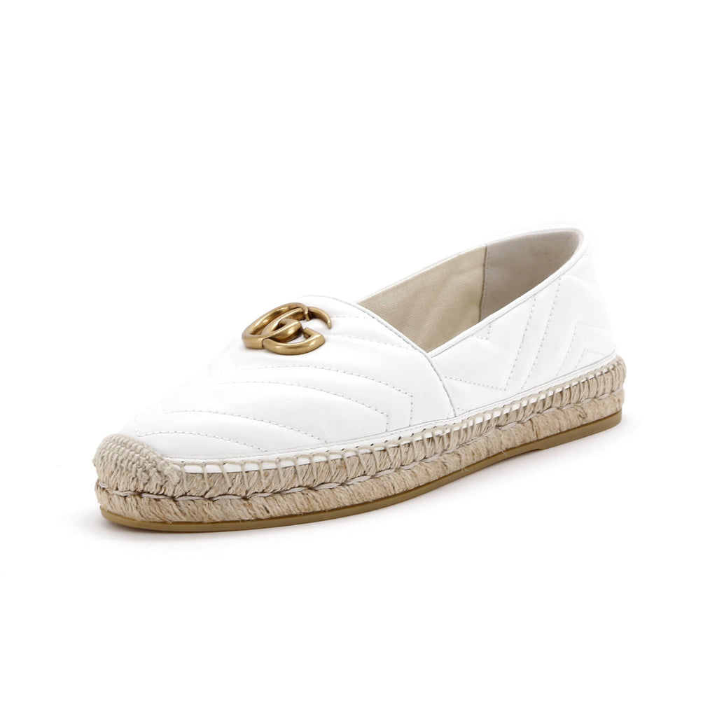 Women's GG Marmont Espadrilles Matelasse Leather