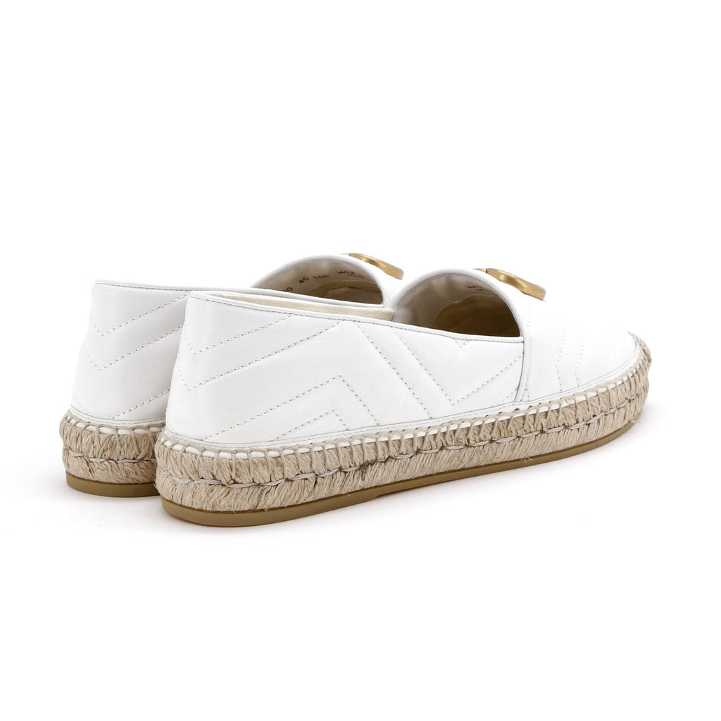 Women's GG Marmont Espadrilles Matelasse Leather