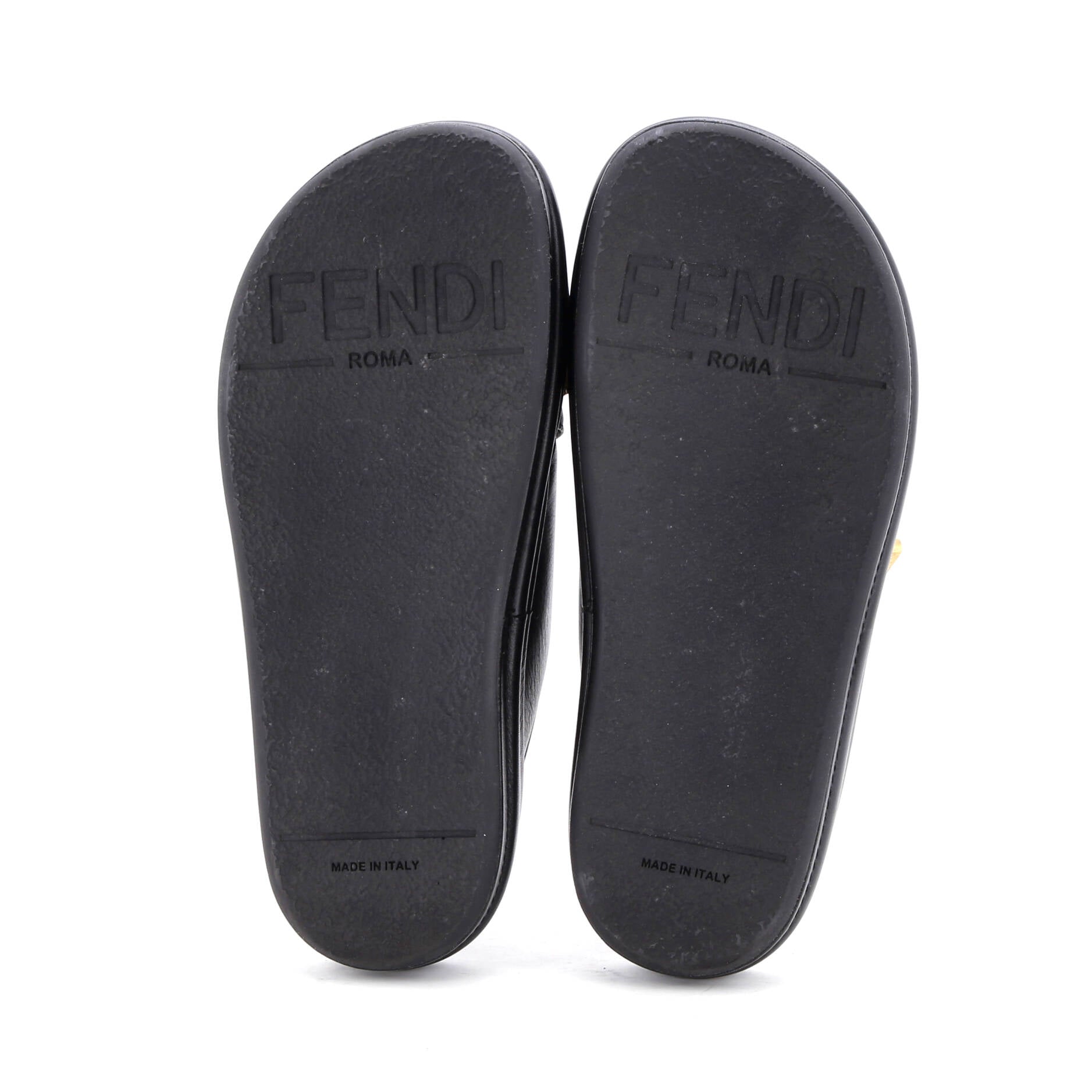 Women's Fendigraphy Slide Sandals Leather