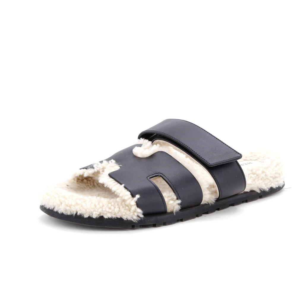 Women's Chypre Sandals Leather with Shearling