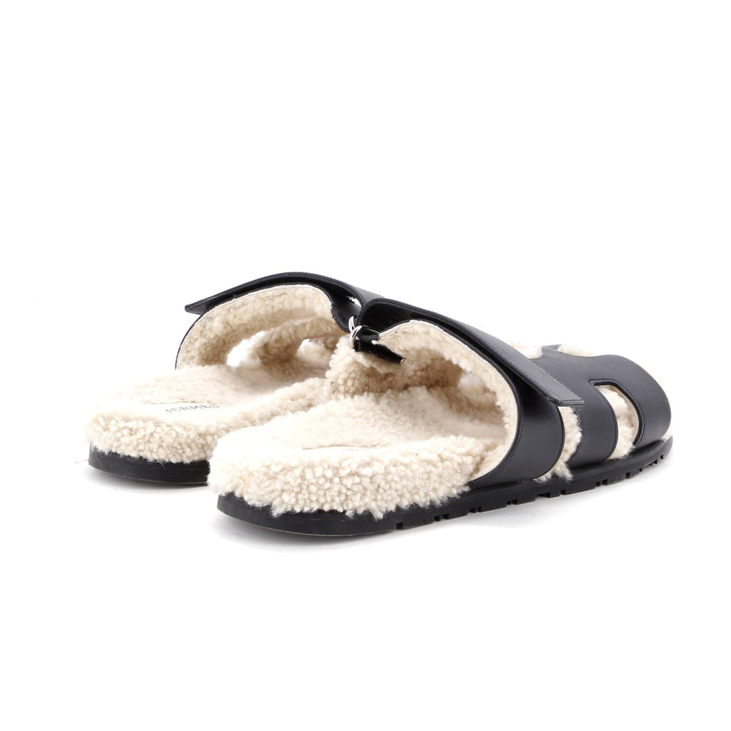 Women's Chypre Sandals Leather with Shearling