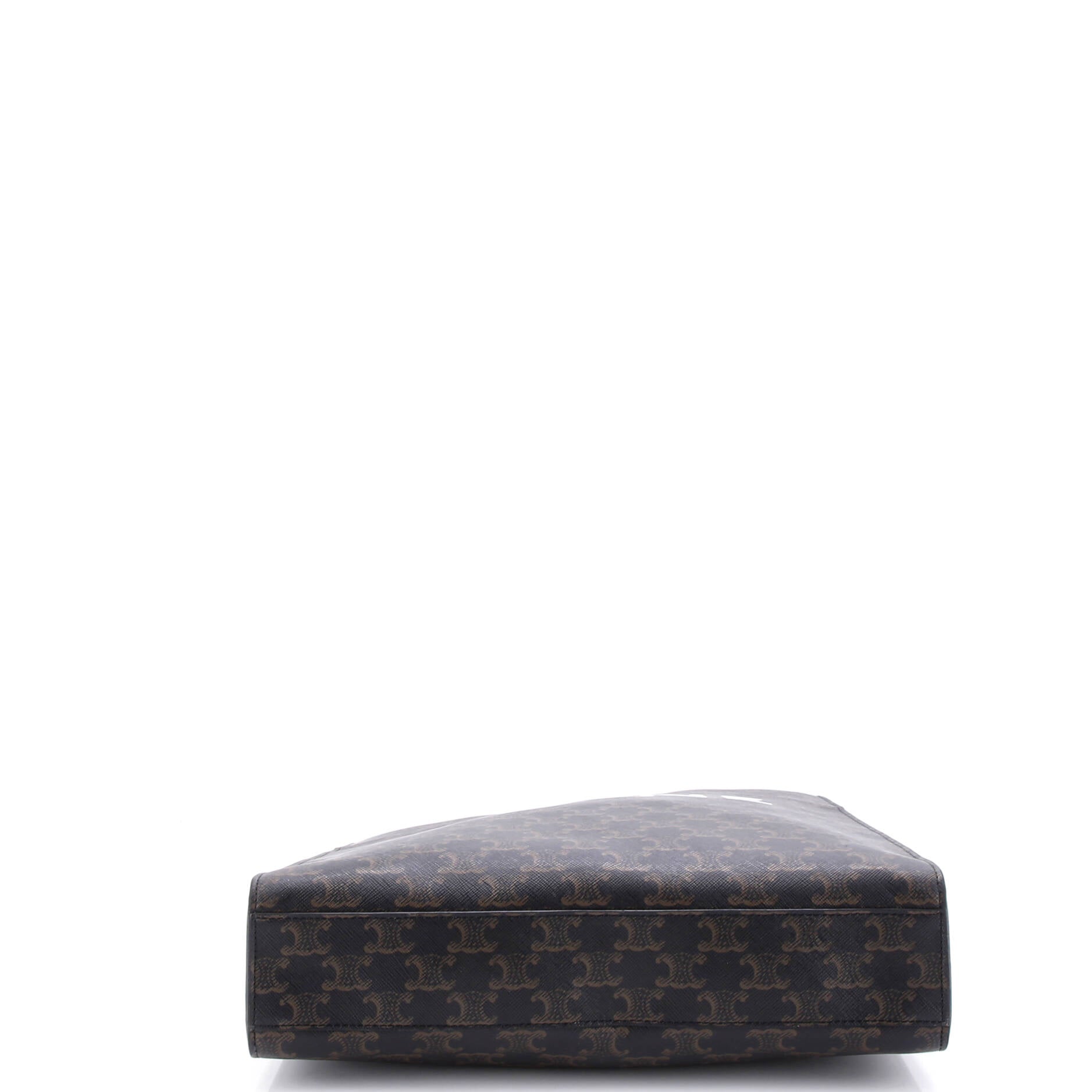 Vertical Cabas Tote Triomphe Coated Canvas Small
